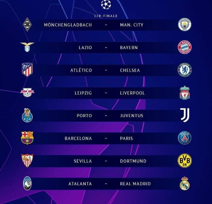 CHAMPIONS LEAGUE | ecco i sorteggi degli ottavi